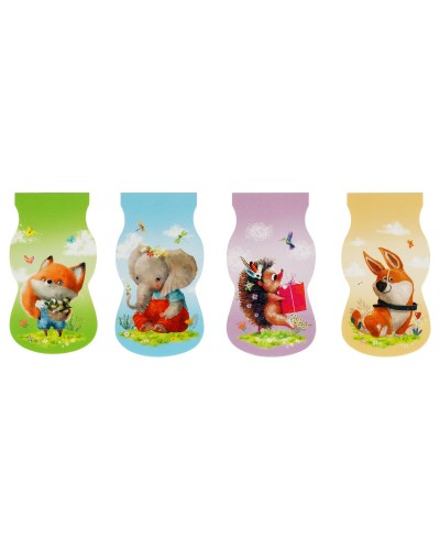 Закладка - магнит для книг, 35*130мм, ArtSpace "Lovely animals"