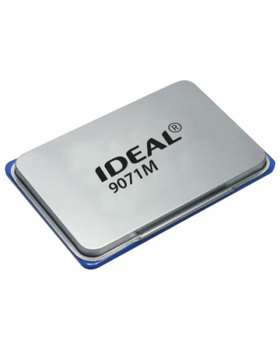 Штемпельная подушка TRODAT IDEAL, 90х56 мм, металлический корпус, синяя, 9071Мс, 153125