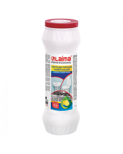 Чистящее средство 400 г, LAIMA PROFESSIONAL "Лимон", порошок, 602305
