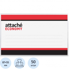 Бейдж 90х55мм Economy металл зажим/булавка,18мкм, 956423