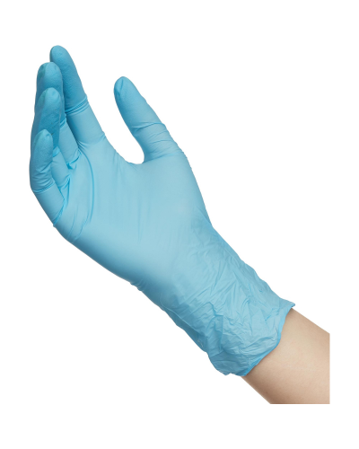 Перчатки нитрил. н/с. н/о ,голубые 150 NitriMax (L) 50п/уп, 3гр, 1572086