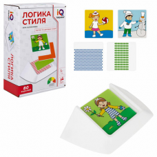 Настольная логическая игра IQ ТРЕНИНГ "Логика стиля", 1TOY, Т25561, 665738
