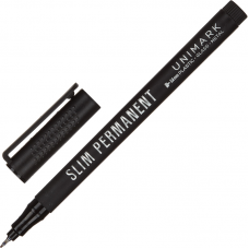 Маркер перманентный BrunoVisconti ДЛЯ CD UNIMARK SLIM черный, 0.4 мм, спиртовой, 22-0028, 1768832