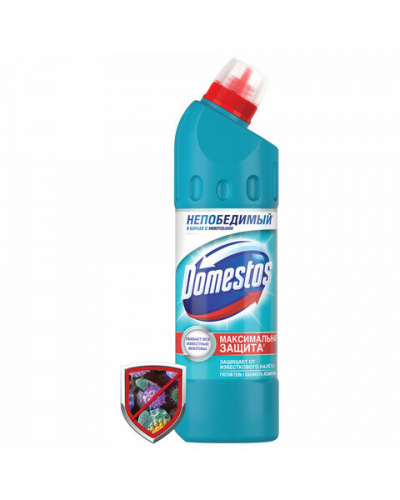 Чистящее средство 500 мл, DOMESTOS "Свежесть Атлантики", с отбеливающим эффектом, гель