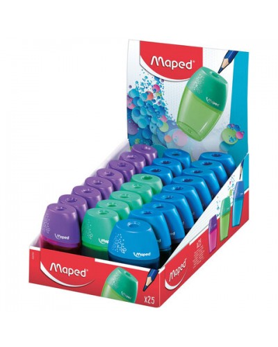 Точилка MAPED Shaker 1 отв. с конт. 534753, 263529