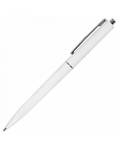 Ручка шариковая автоматическая BRAUBERG X17 WHITE, СИНЯЯ, корпус белый,  узел 0,7 мм, лин, 144156