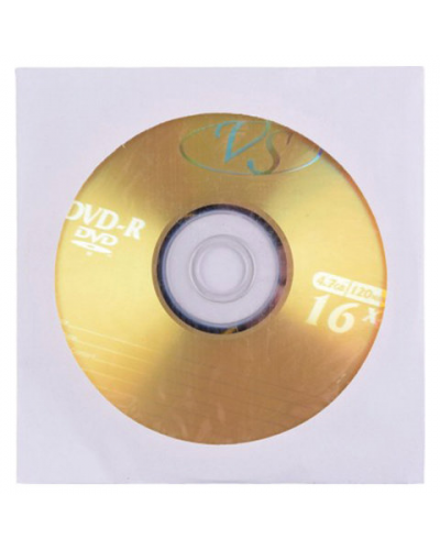 Диск DVD-R VS 4,7Gb 16x бумажный конверт 511555