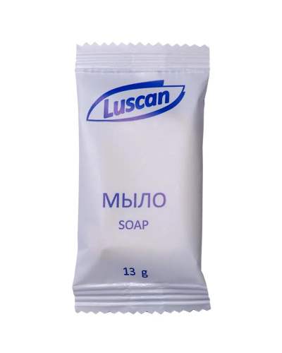Мыло туалетное Luscan, флоупак 13гр, 500 шт, 1262036