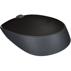 Мышь беспроводная LOGITECH M171, 2 кнопки + 1 колесо-кнопка, оптическая, черная, 910-004424, 511997