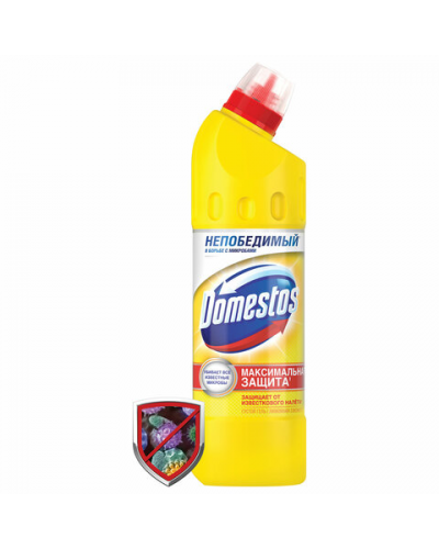 Чистящее средство 500 мл, DOMESTOS "Свежесть цитруса", с отбеливающим эффектом, гель, 3441,3442,600072