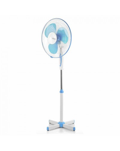Вентилятор напольный, 3 режима, CENTEK CT-5015 Blue, d=43 см, 40 Вт, синий, 456276