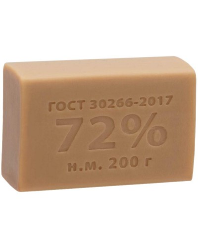 Мыло хозяйственное 200 г 72% антибактериальное ГОСТ б/об КМЗ, 1857442