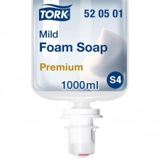Картридж с жидким мылом Tork S4 1л пенное мягкое прозр.520501 для арт.33068, 316807