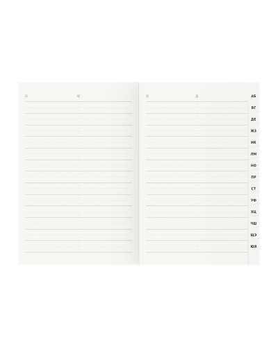 УЦЕНКА - Телефонная книга А5, 80л., кожзам, OfficeSpace "Nebraska" коричневый с вырубкой
