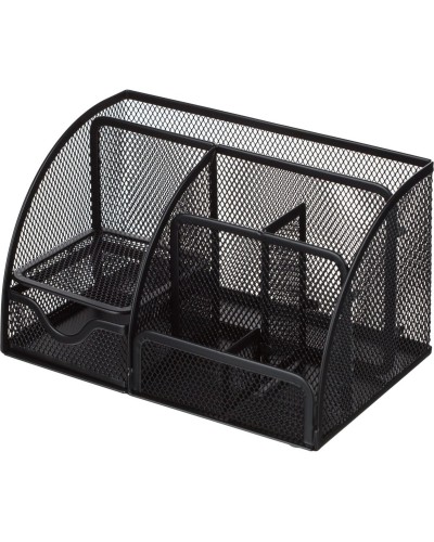 Подставка-органайзер д/канц.прин.7секций Attache125x140x220мм мет.сет. чер, 1725308