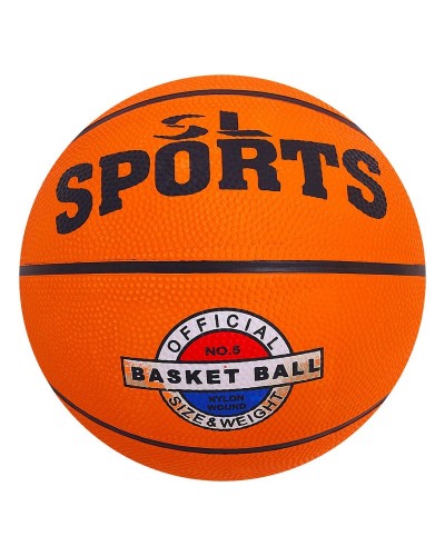 Мяч баскетбольный Sport, размер 5, PVC, бутиловая камера, 420 г 1026011, 1343780