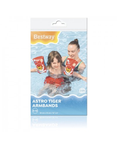 Нарукавники для плавания "Подводный мир" 30x15 см, 5-12 лет, BESTWAY, 32102, 680102