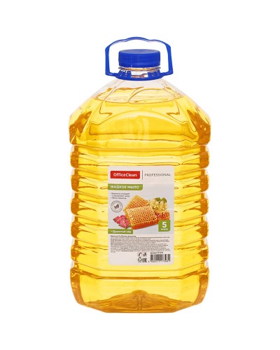 Мыло жидкое OfficeClean "Proffesional. Душистый мед", ПЭТ, 5л, 257291/П