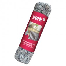 Тряпка для мытья пола 60х75 см, плотность 260 г/м2, ХПП, серая в рулоне, YORK,608406