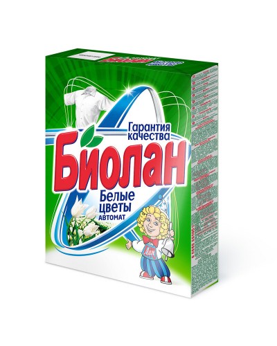 Порошок стиральный Биолан Белые цветы Автомат 350гр, 730-4, 1560824