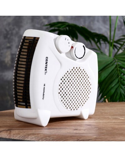 Тепловентилятор CENTEK CT-6001, 2000 Вт, 3 режима работы, 2 рабочих положения, белый, 457464