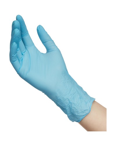 Перчатки нитрил. н/с. н/о ,голубые NitriMax (M) 50п/уп, 3гр, 1572085