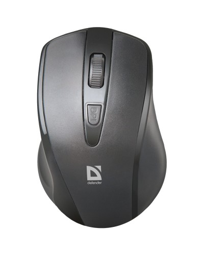 Мышь беспроводная Defender Datum MM-265, черный, 3btn+Roll, 52265, 281718