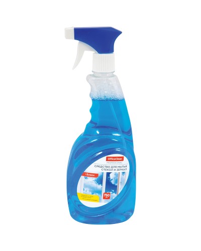 Средство для мытья стекол и зеркал OfficeClean Professional "Блеск" 750мл, с курком,257294/П,257294