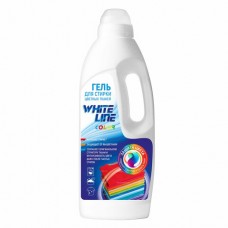 Гель для стирки цветных тканей 1 л, WHITE LINE Color, WL-01, 609023