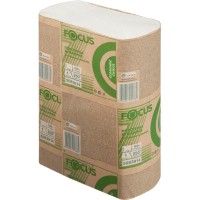 Полотенца бумажные д/дисп. FOCUS Eco Z-сл 1сл 24х21,5см 250л, 2054892