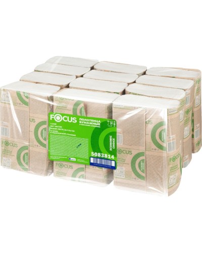 Полотенца бумажные д/дисп. FOCUS Eco Z-сл 1сл 24х21,5см 250л, 2054892