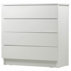 Комод BRABIX "Scandi CM-001", 750х330х730 мм, 4 ящика, ЛДСП, белый, 641900, ЦБ013659 -1,641900