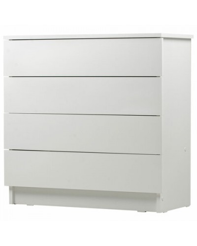 Комод BRABIX "Scandi CM-001", 750х330х730 мм, 4 ящика, ЛДСП, белый, 641900, ЦБ013659 -1,641900