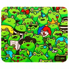 Коврик для мыши CACTUS "Frogs", 300x250x3 мм, CS-MP-D09M, 514114