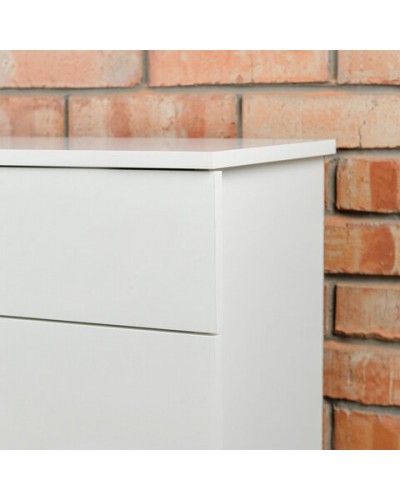Комод BRABIX "Scandi CM-001", 750х330х730 мм, 4 ящика, ЛДСП, белый, 641900, ЦБ013659 -1,641900