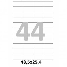Этикетки самоклеящиеся Office Label, ProMEGA Label Basi48,5х25,4 мм 44 шт. на лист.А4 100 л, 1212980