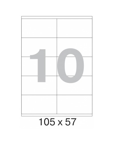 Этикетки самокл. ProMEGA Label BASIC 105х57 мм/10 шт. на листеА4 50листов,1222154