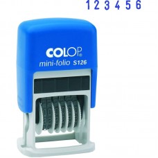 Нумератор мини 6-и раз.высота шрифта 3,8мм S126 (аналог 4836)Colop, 42657