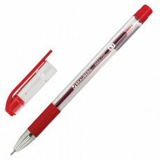 Ручка шариковая масляная BRAUBERG "Max-Oil", КРАСНАЯ, игольчатый узел 0,7, линия письма 0,35, 142143
