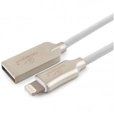 Кабель USB 2.0 - Lightning MFI, М/М, 1 м, Cablexpert, бел, CC-P-APUSB02W-1M,1393303