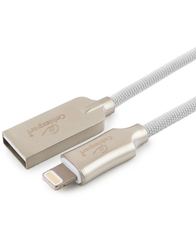 Кабель USB 2.0 - Lightning MFI, М/М, 1 м, Cablexpert, бел, CC-P-APUSB02W-1M,1393303