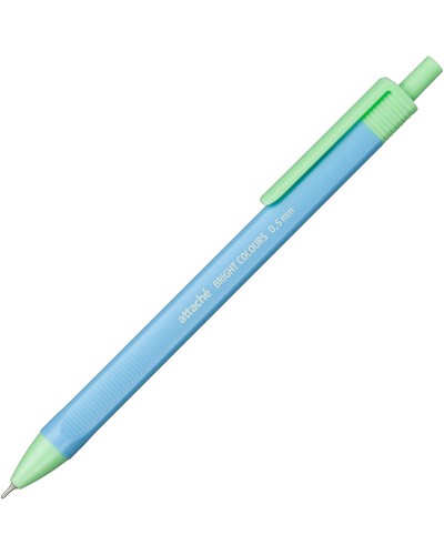 Ручка шариковая автомат. Attache Bright colours г/зел к.,0,5,масл,син, 1555813