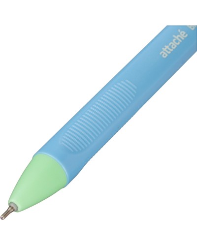 Ручка шариковая автомат. Attache Bright colours г/зел к.,0,5,масл,син, 1555813