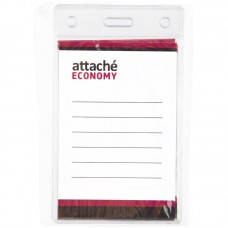 Бейдж Attache Economy 108x66 150 мкм без шнурка, вкладыш 90x60, 1658129