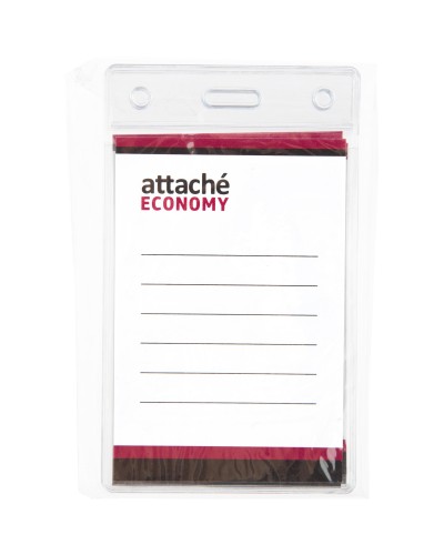 Бейдж Attache Economy 108x66 150 мкм без шнурка, вкладыш 90x60, 1658129