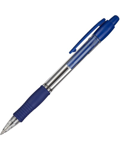 Ручка шариковая PILOT BPGP-10R-F авт.резин.манжет.синяя 0,22мм Япония.32031