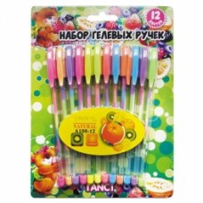 Набор гелевых ручек РАДУГА, с ароматом фруктов, 12шт, блистер с е/п, арт. FGP200/12