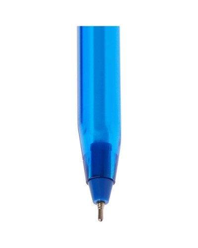 Ручка шариковая Luxor "InkGlide 100 Icy" синяя, 0,7мм, трехгран.,286863,16702/12 Bx