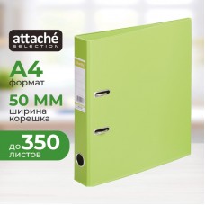 Папка-регистратор Strong Line 50мм, лайм, ПБП2, карм.кор, 118113