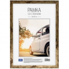 Рамка пластиковая 21*30см, OfficeSpace, №6/1, античное золото, РП_17692